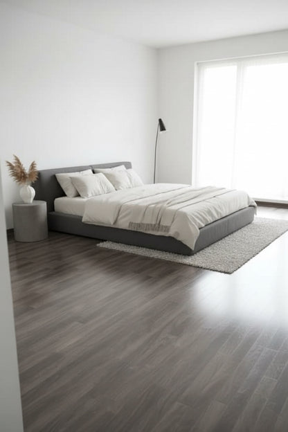 Piso Flotante Brillante Dark Grey